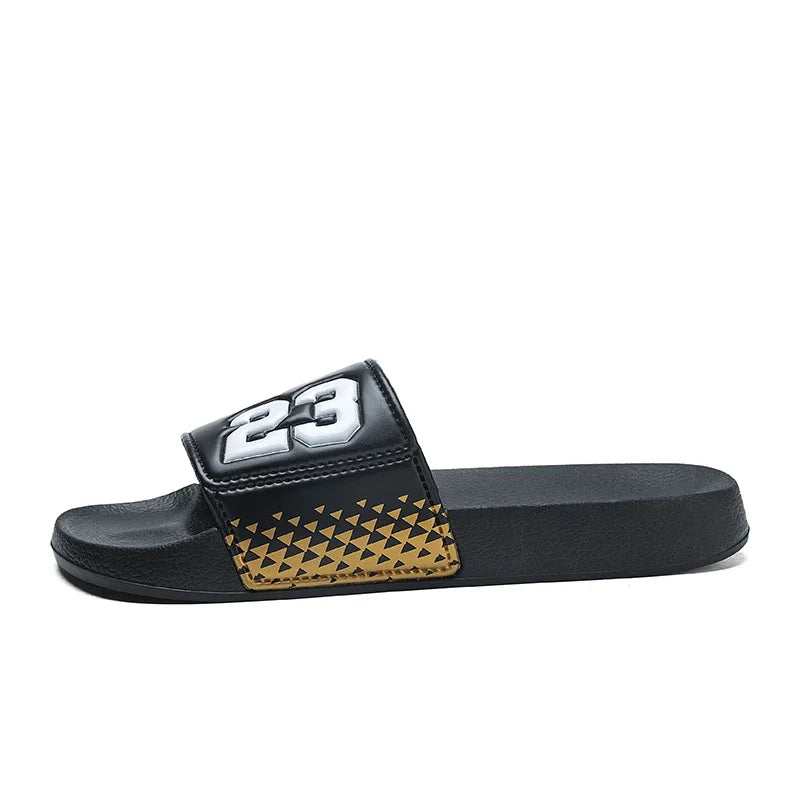 2025 Mens Slippers Women Slides Summer Couples Beach Shoe Chunky Soft Mules Slide Flip Men Slippers Casual Clogs Big Size 37-48