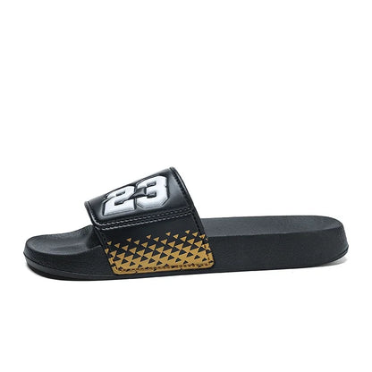 2025 Mens Slippers Women Slides Summer Couples Beach Shoe Chunky Soft Mules Slide Flip Men Slippers Casual Clogs Big Size 37-48