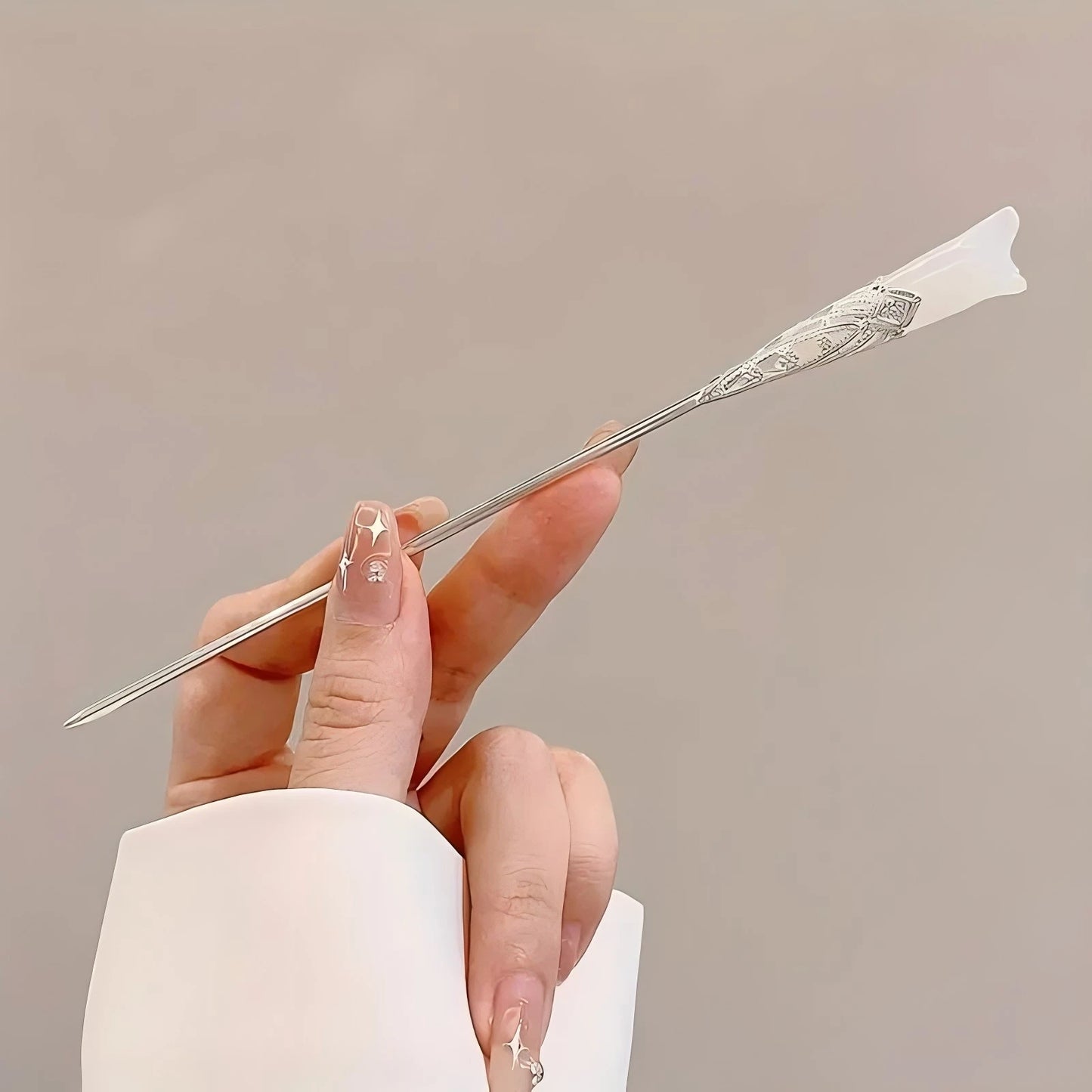 1/6pcs Elegant Chinese Style Tassel Hair Stick Traditional Floral Design Hairstyle Accessory Women Jewelry Hairpin Hairneedle