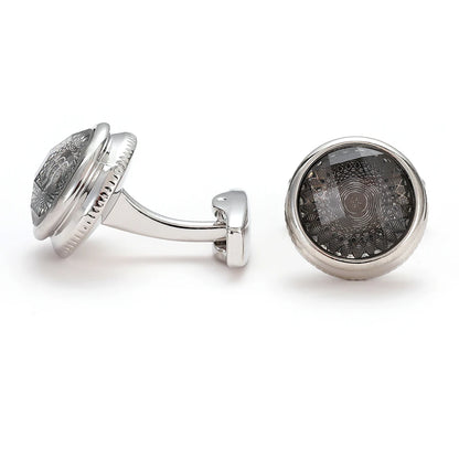 Cuff Links Mens TOMYE XK22S018 Business Pattern French Round Formal Dress Shirt Sleeve Button Cufflinks Jewelry Wedding Gift