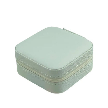 Square Mini Ring Box Portable Stud Earrings Jewelry Storage Multifunctional Storage Box Jewelry Organizer 쥬얼리박스